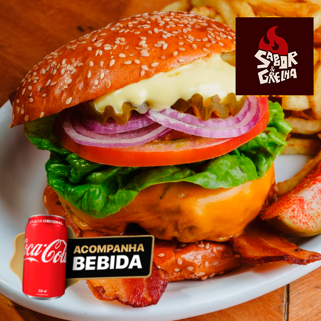 2x Combo Classic Salada + 2 Coca-Colas + Fritas 